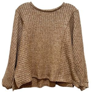 ALTAR’D STATE Bohemian Tan/Brown Knit Sweater - M